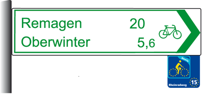 Wegweiser in Rheinland-Pfalz